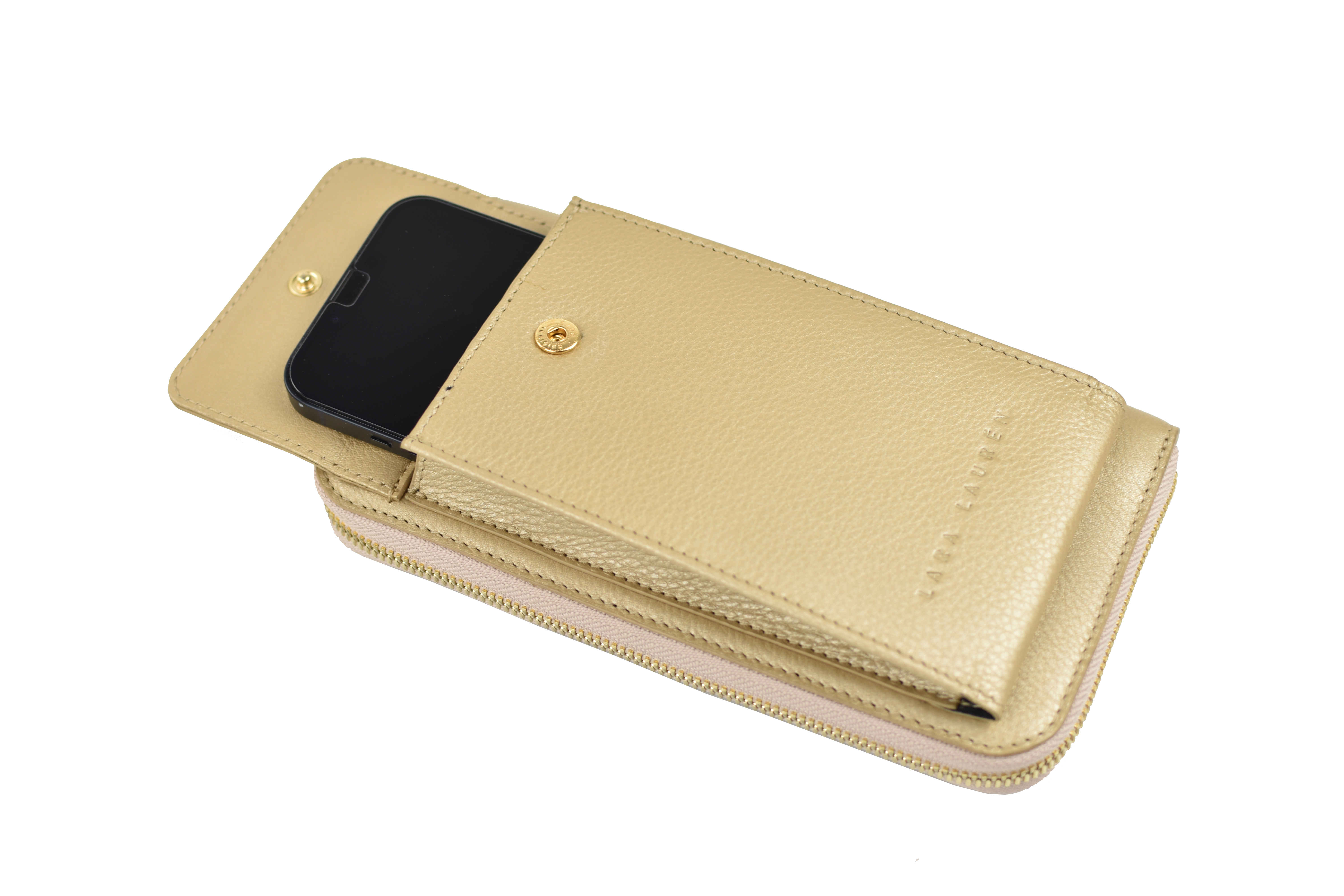 City Wallet A Mobilebag, light gold